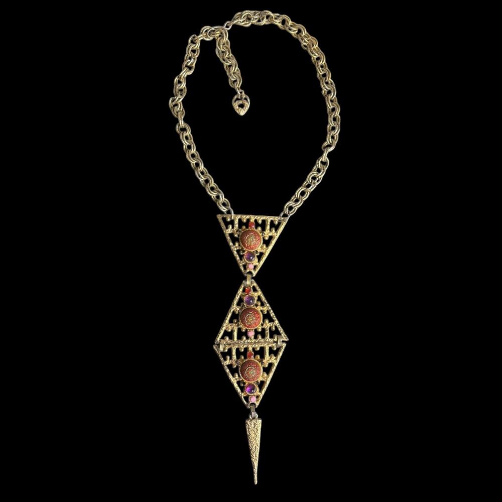 Vintage JULIANA D&E MOROCCAN MATRIX NECKLACE